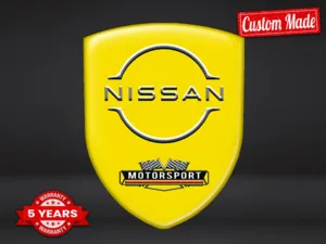 Nissan Calcomanía Resina Acabado Drift Insignias Premium Vehículo